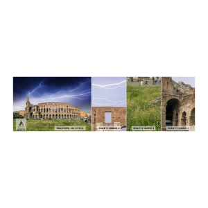 Mostră de Tapet Standard Eco - Arena de luptă - Arhitectură, Roma, Colosseum - 100x30 cm