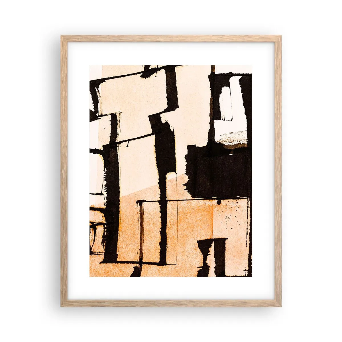 Poster în ramă de stejar deschis - Cu toate acestea, ordinea - 40x50 cm