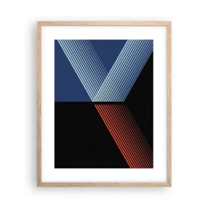 Poster în ramă de stejar deschis - O poveste simplă - 40x50 cm