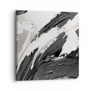 Tablou pe pânză - Abstracție cu fler - 30x30 cm