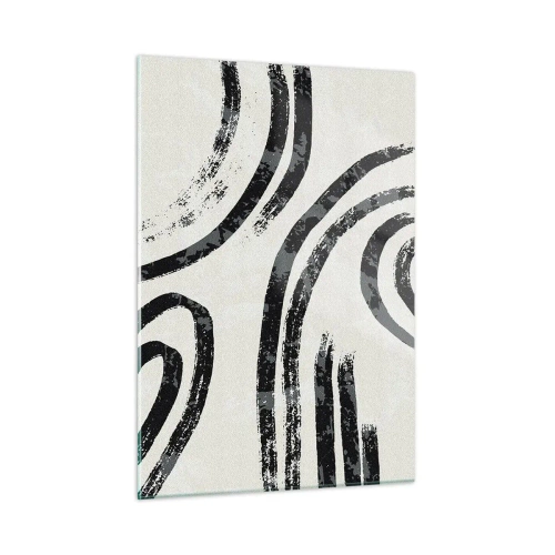 Tablou pe sticlă - Pe jumătate oprit - 50x70 cm