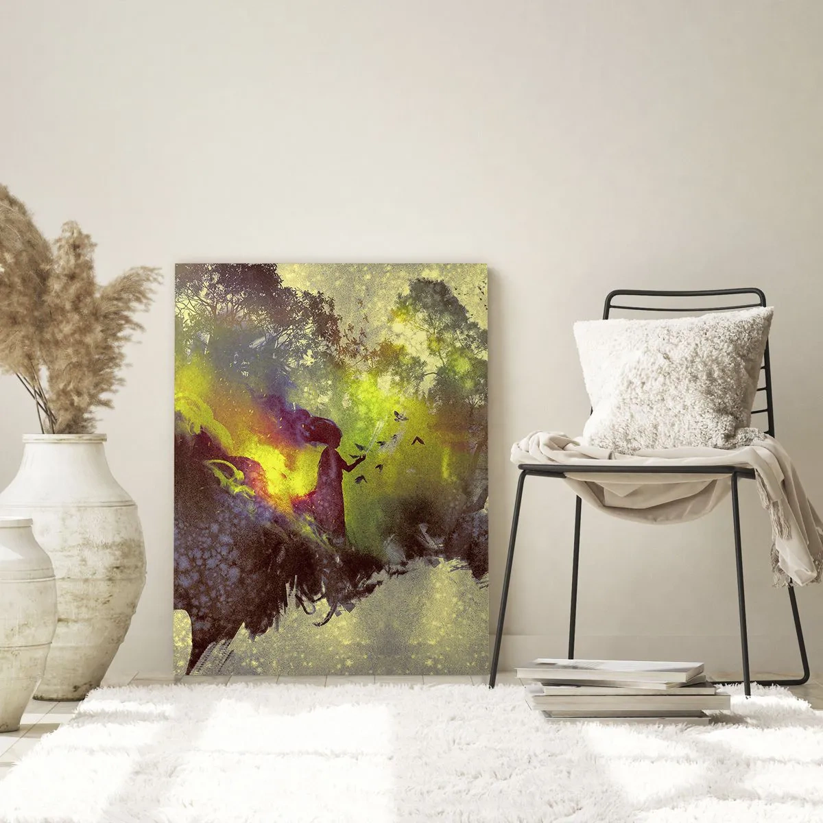 Tablou pe sticlă - Mama Natură - 80x120 cm