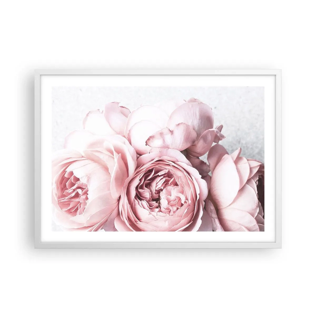 Poster în ramă albă - Pentru romantici - 70x50 cm
