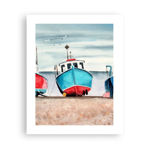 Poster - Gata pentru pescuit - 40x50 cm