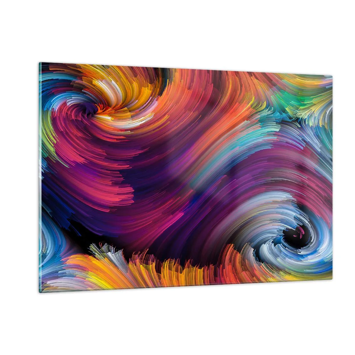 Tablou pe sticlă - Începutul unei lumi noi - 120x80 cm