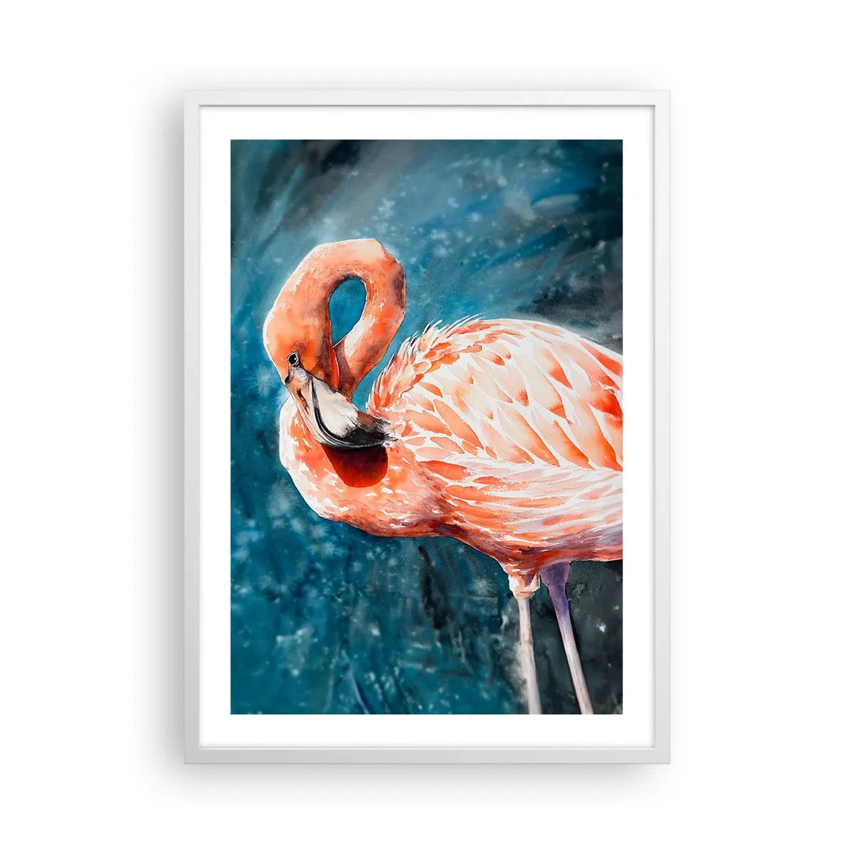 Poster în ramă albă - Decorativ prin natură - 50x70 cm