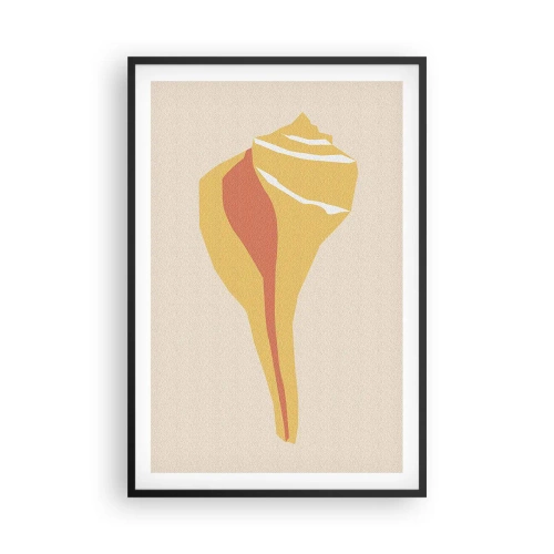 Poster în ramă neagră - Abstracție organică - creștere - 61x91 cm