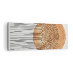 Tablou pe pânză - Compoziția solară - 100x40 cm