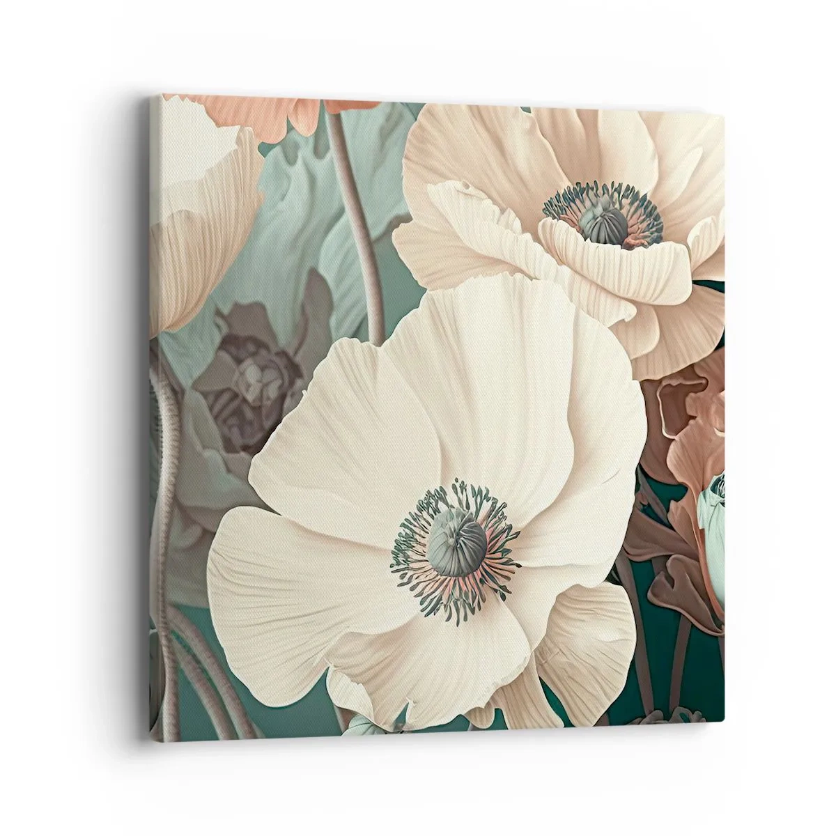 Tablou pe pânză - Șoapta macilor - 40x40 cm