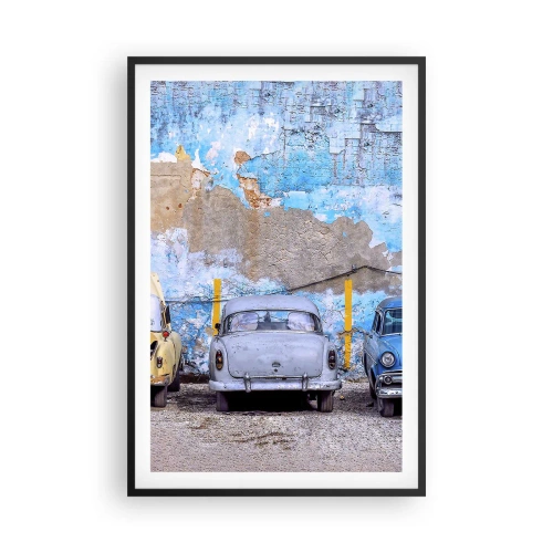 Poster în ramă neagră - Întâlnirea veteranilor - 61x91 cm