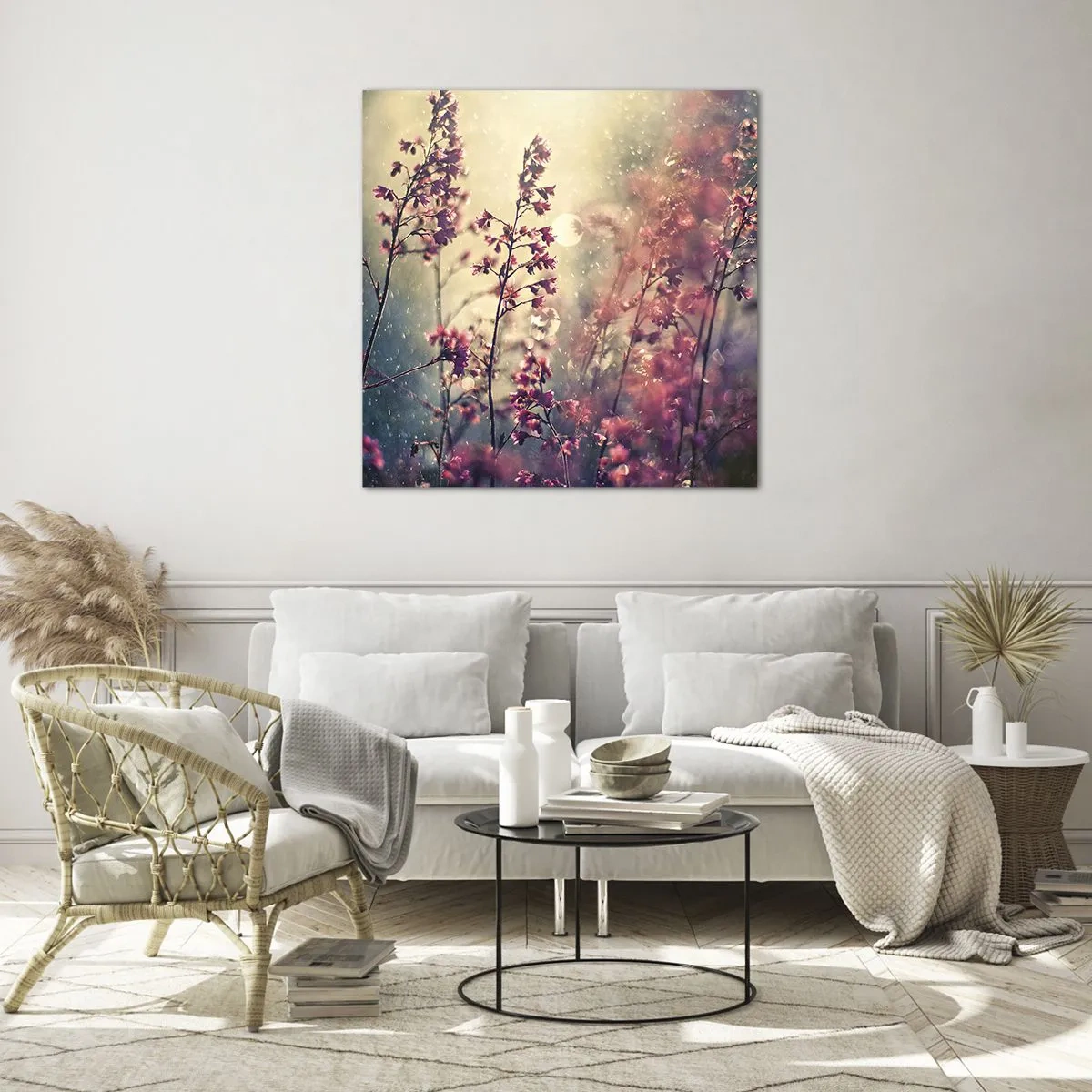 Tablou pe sticlă - Grădina secretă - 70x70 cm