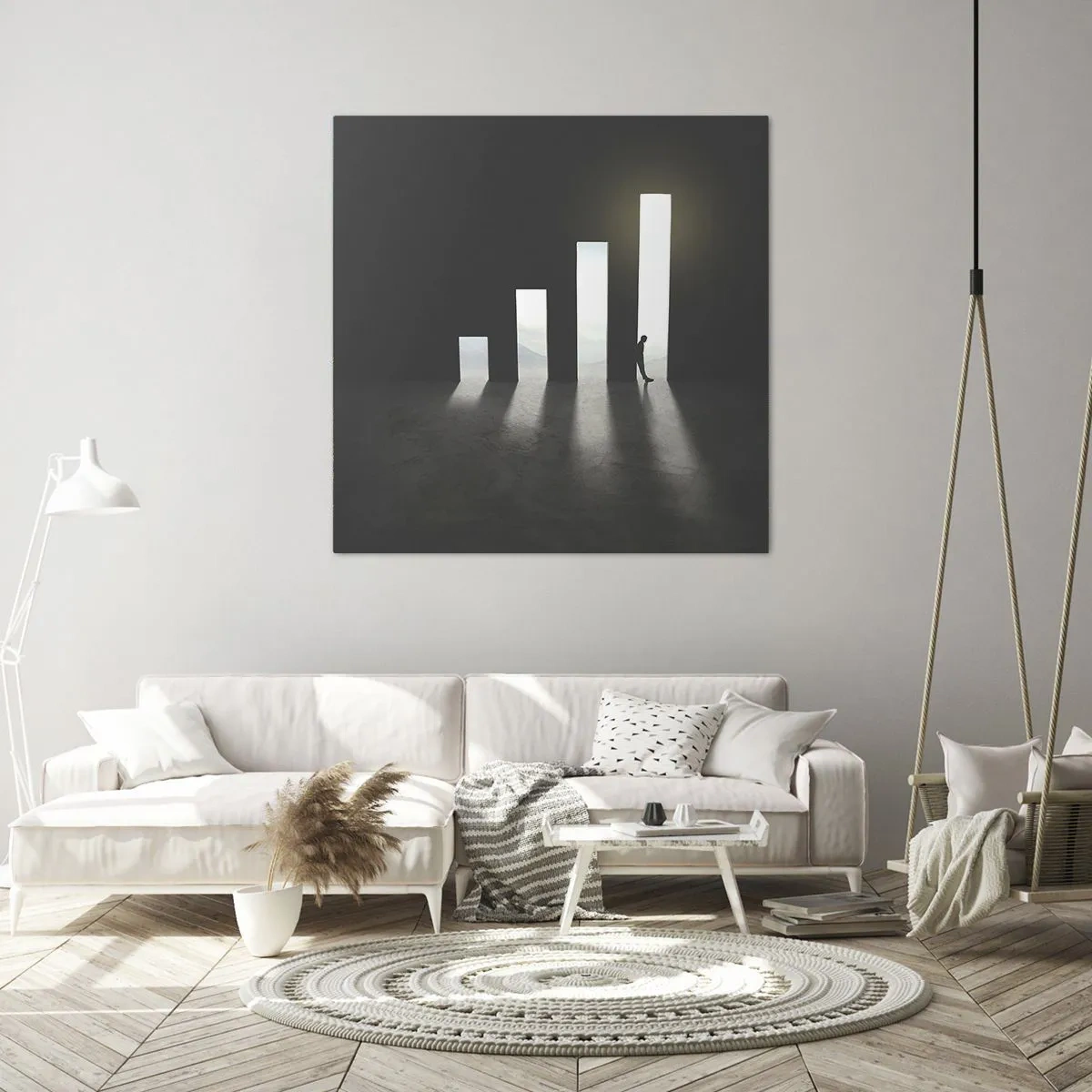 Tablou pe pânză - Succesul - o impresie - 60x60 cm