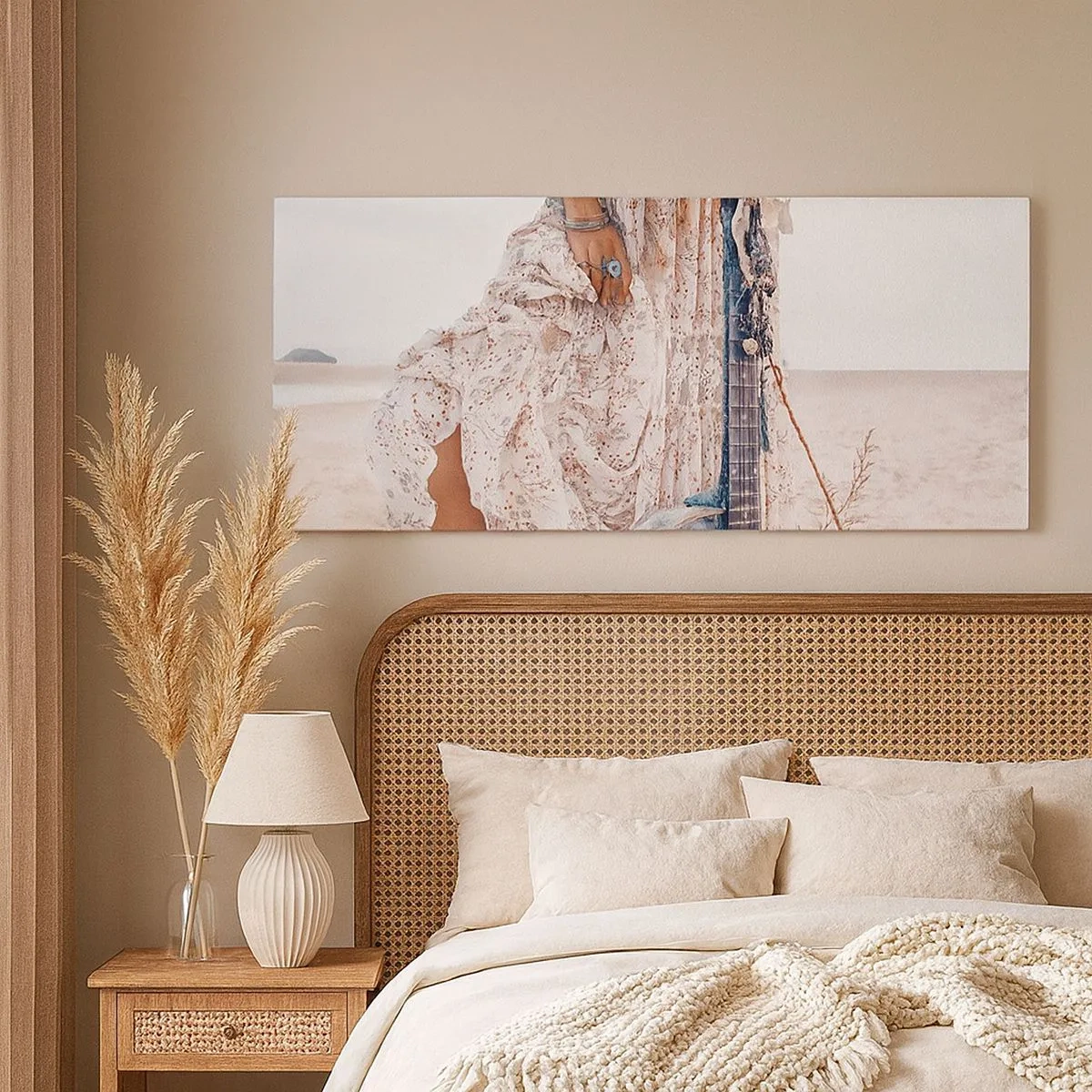 Tablou pe pânză - Hippie pe drum - 100x40 cm