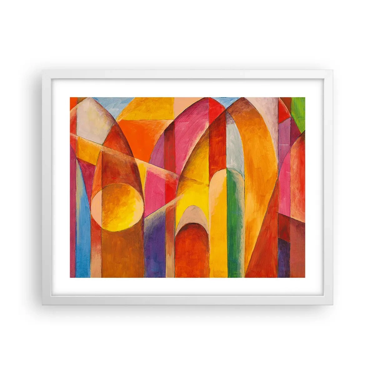 Poster în ramă albă - Catedrala Soarelui - 50x40 cm