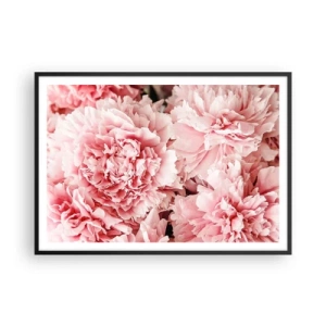 Poster în ramă neagră - Visul roz - 100x70 cm