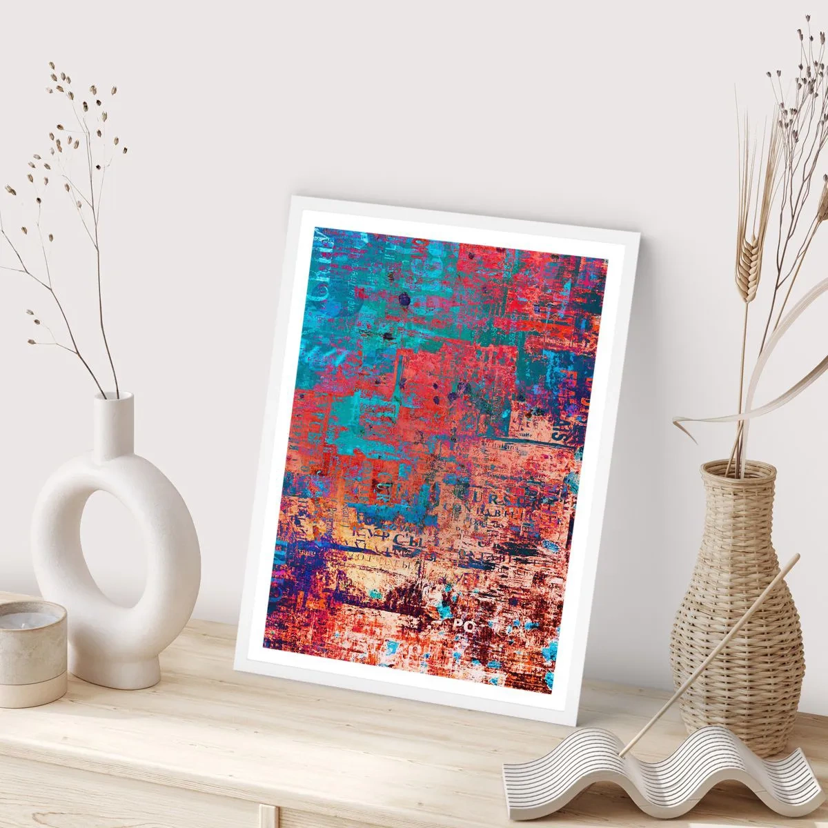 Poster în ramă albă - Memorie și uitare - 40x50 cm