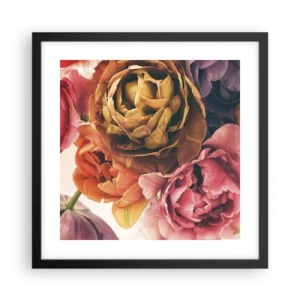 Poster în ramă neagră - Sărbătorirea vieții - 40x40 cm