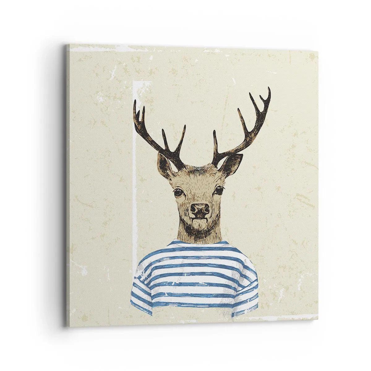 Tablou pe pânză - Pentru că îmi plac cămășile cu dungi! - 70x70 cm