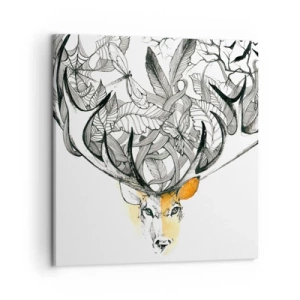 Tablou pe pânză - Coarne de abundență - 50x50 cm