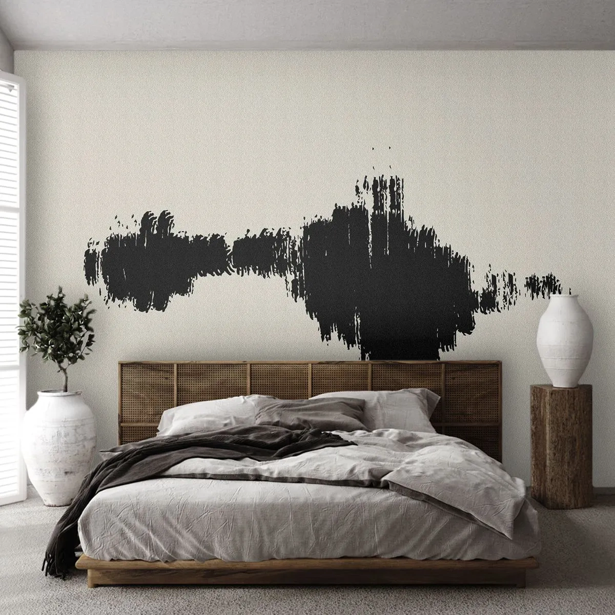 Tapet Premium Canvas - Vibrațiile imaginației - Contemporan, Abstracția, scandinav - 250x175 cm