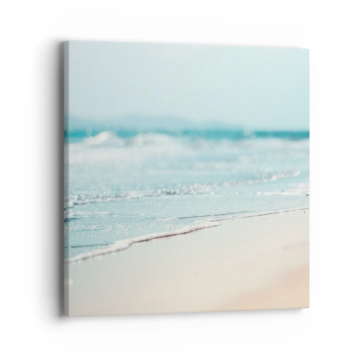Tablou pe pânză - Căldură și zgomotul valurilor - 40x40 cm