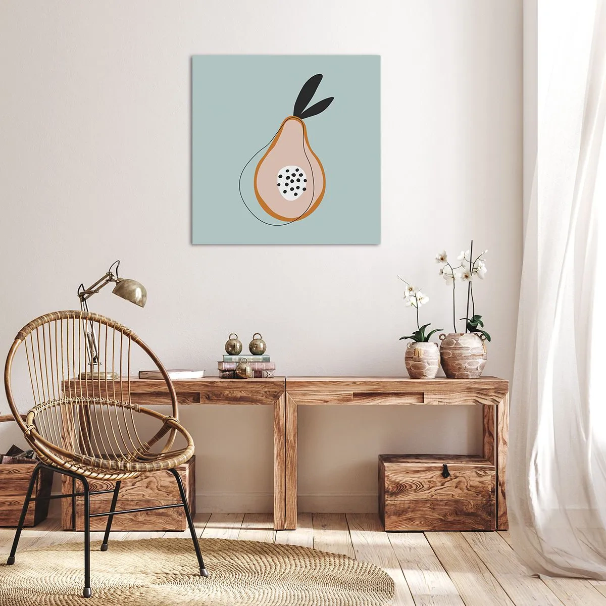 Tablou pe pânză - Pătrunzând în natura lucrurilor - 40x40 cm