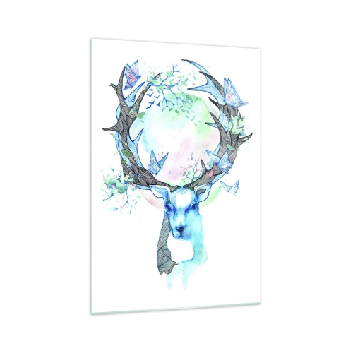 Tablou pe sticlă - Forța și delicatețea naturii - 70x100 cm