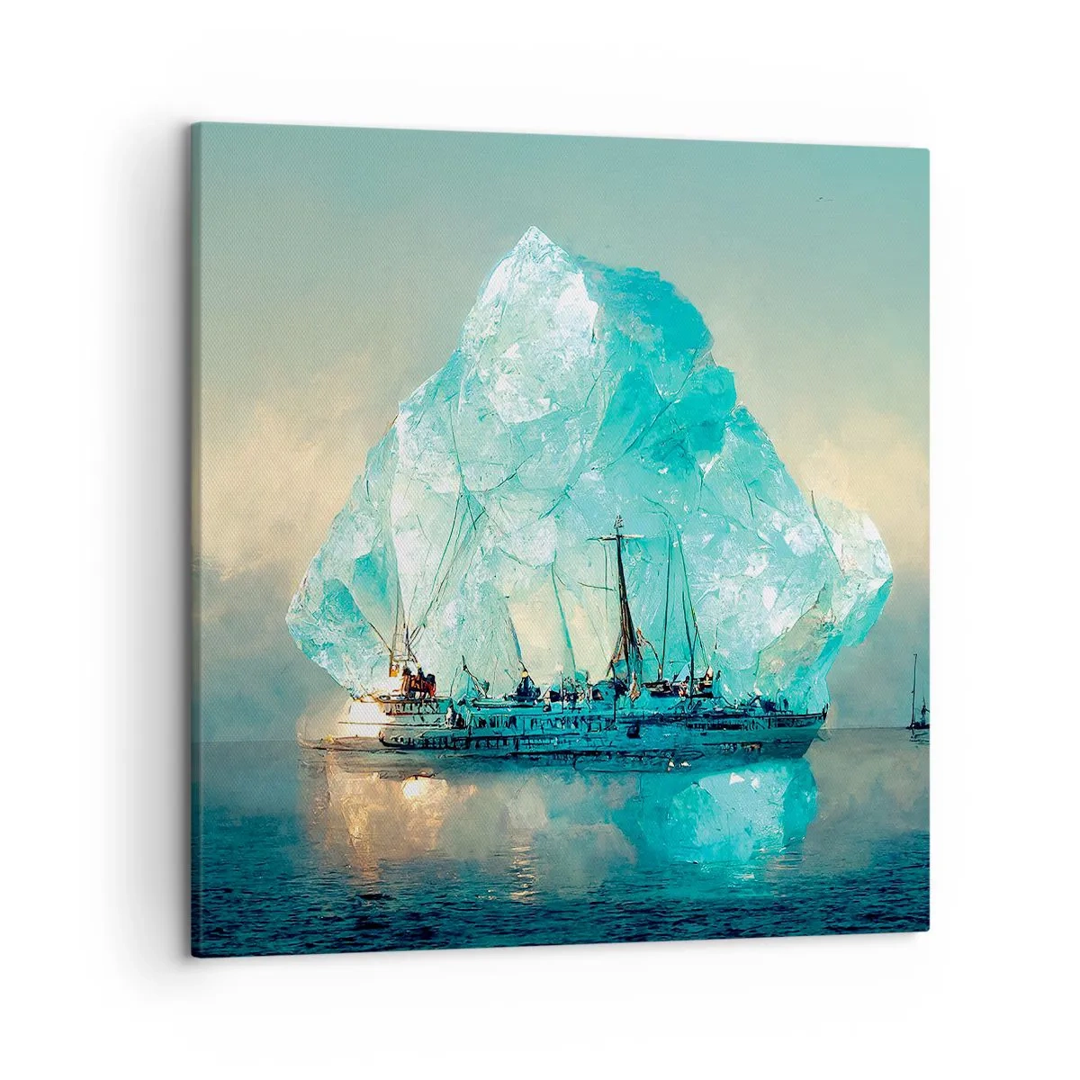 Tablou pe pânză - Diamant arctic - 50x50 cm