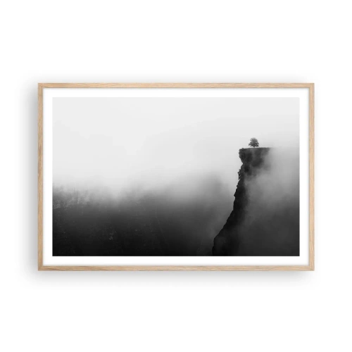 Poster în ramă de stejar deschis - La capătul lumii - 91x61 cm