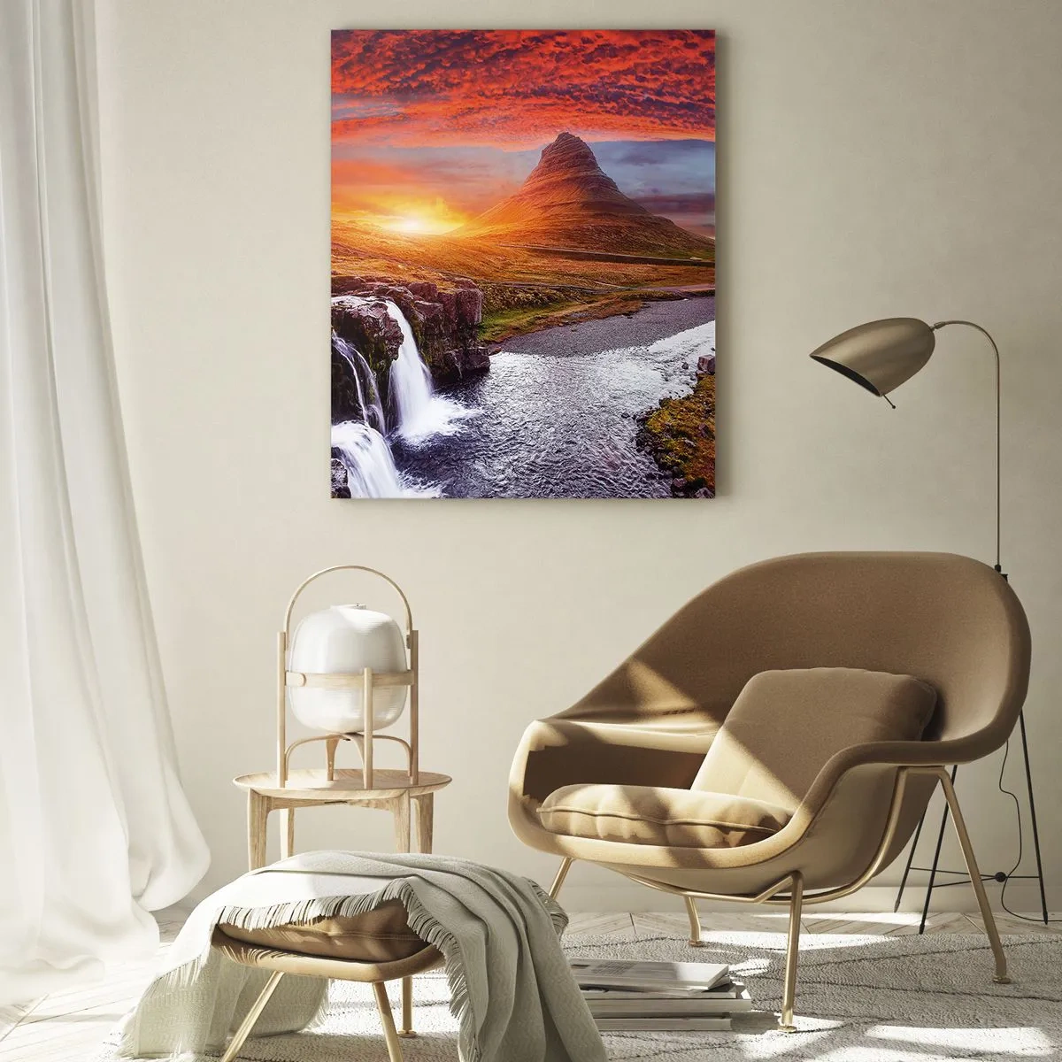 Tablou pe sticlă - Imaginea Pământului de Mijloc - 50x70 cm