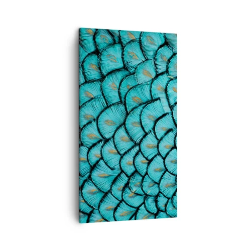 Tablou pe pânză - Marea gală a penelor - 45x80 cm