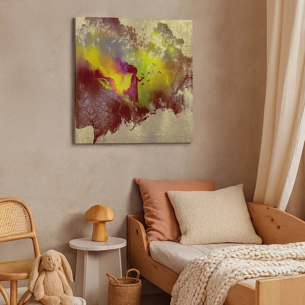 Tablou pe pânză - Mama Natură - 30x30 cm