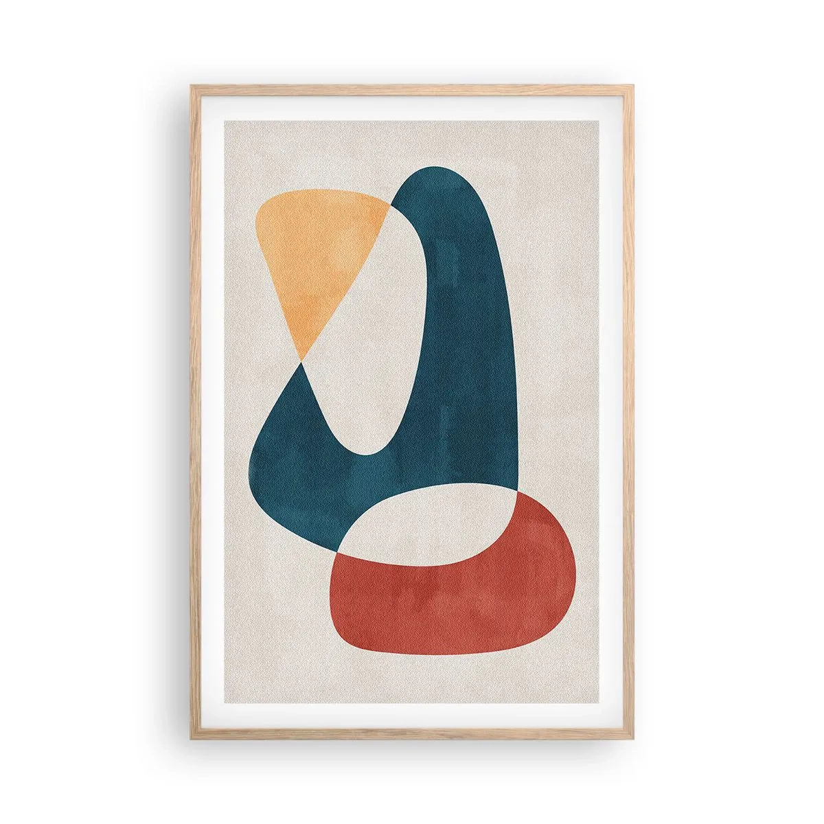 Poster în ramă de stejar deschis - Influențe și metamorfoze - 61x91 cm