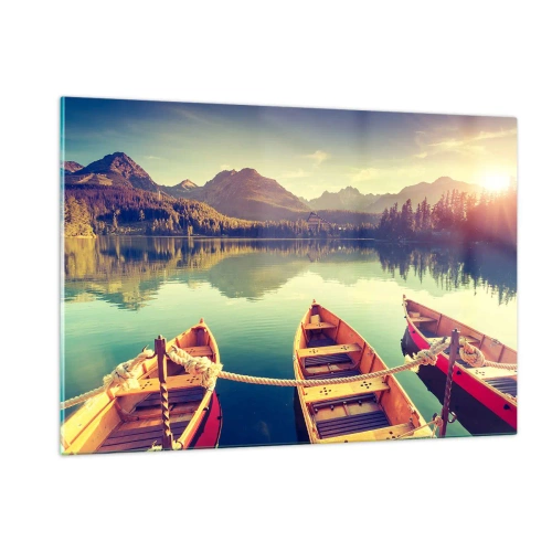 Tablou pe sticlă - Pentru a trăi după legile sale - 120x80 cm