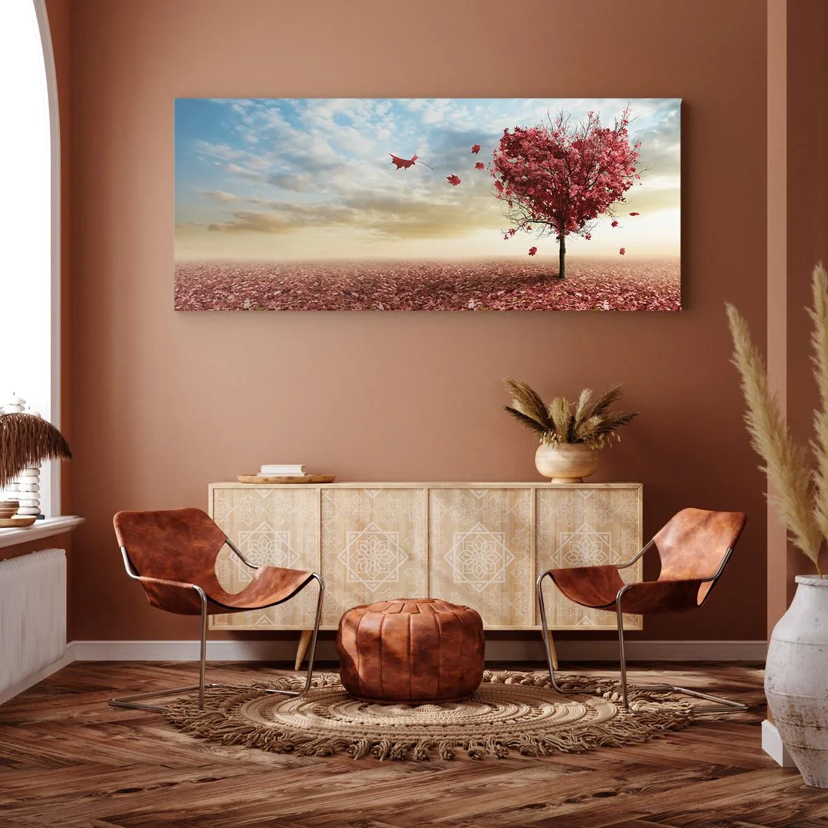 Tablou pe pânză - Iubește toamna - 100x40 cm