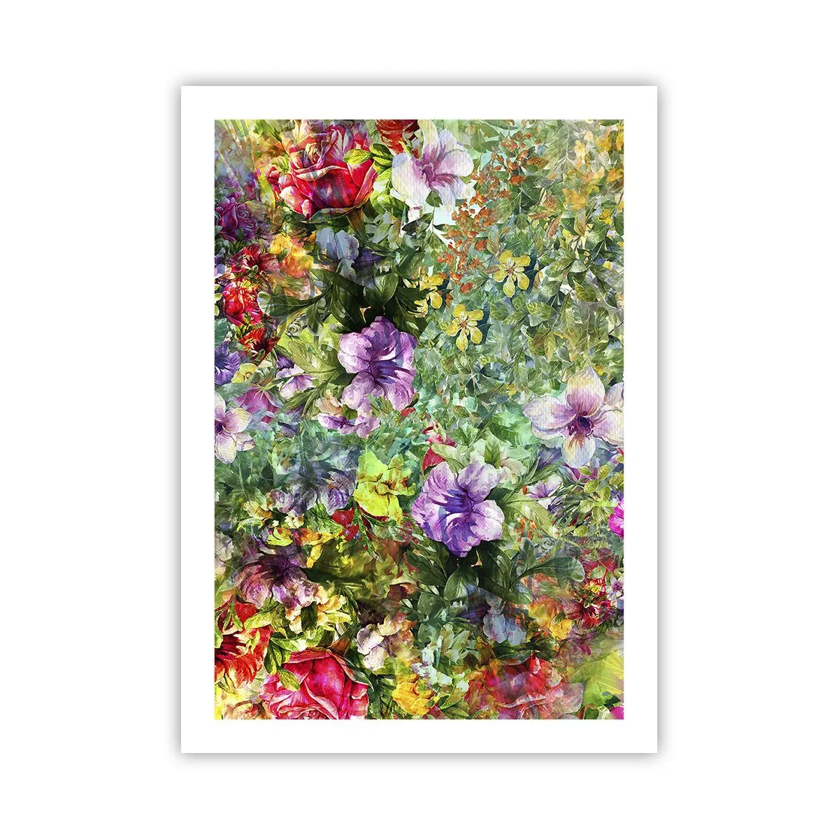 Poster - Să ne pierdem în flori - 50x70 cm