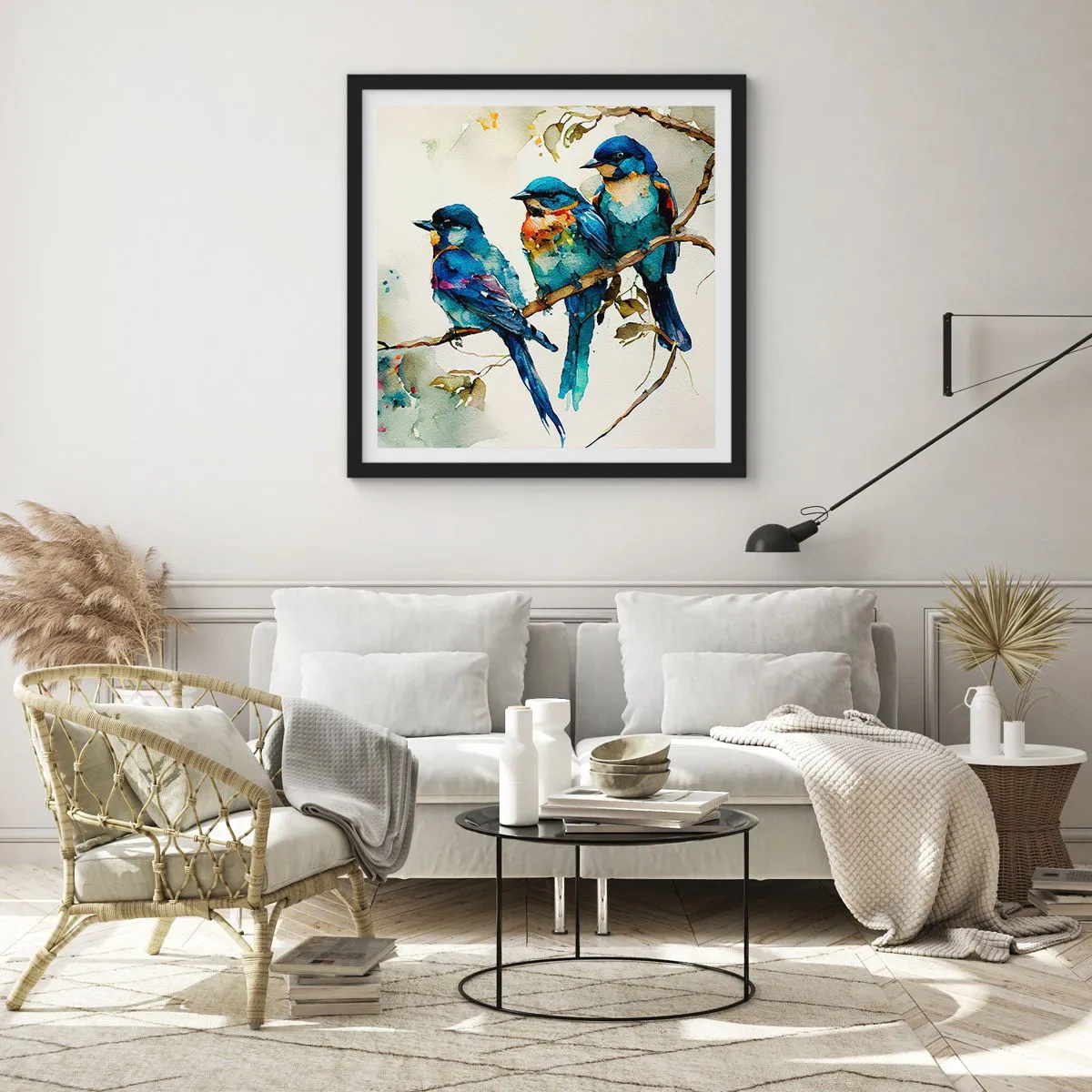 Poster în ramă neagră - Se simte jignit? - 40x40 cm