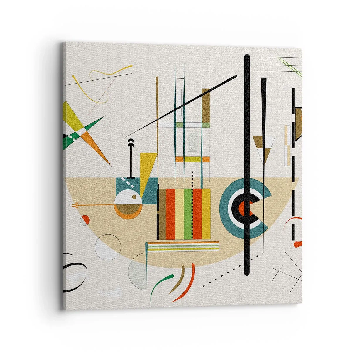 Tablou pe pânză - Și lumea râde - 70x70 cm