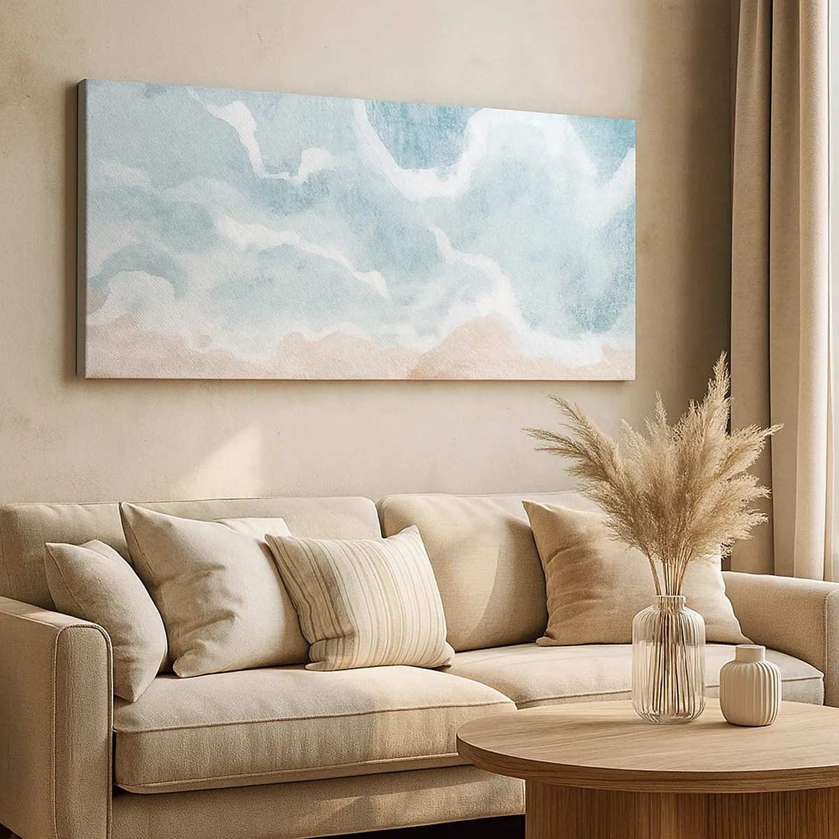 Tablou pe pânză - Abstracția norilor - 30x30 cm