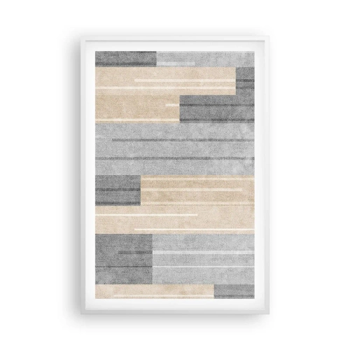 Poster în ramă albă - Compoziție: în poziție verticală - 61x91 cm