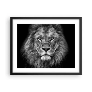 Poster în ramă neagră - În ținuta de încoronare - 50x40 cm