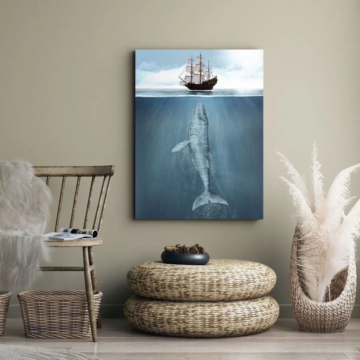 Tablou pe pânză - Este mai bine să nu știi - 65x120 cm