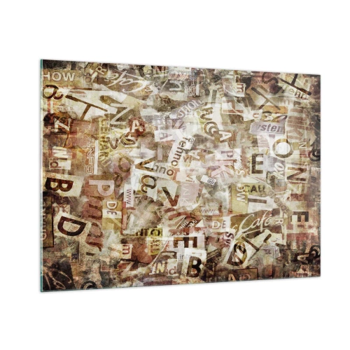 Tablou pe sticlă - Îi unesc pe cei care stau la taclale - 100x70 cm