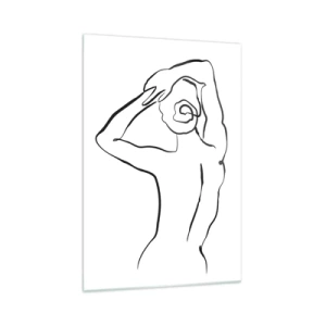 Tablou pe sticlă - Nud de dimineață - 70x100 cm