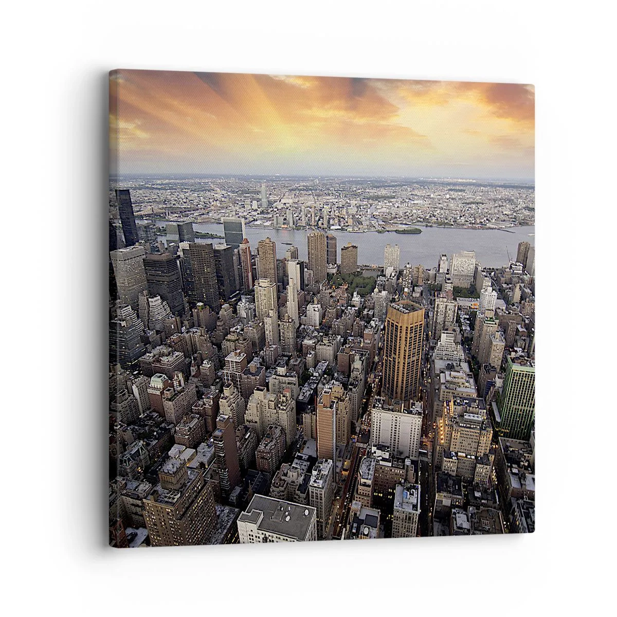 Tablou pe pânză - Inima care bate în timpul nostru - 30x30 cm