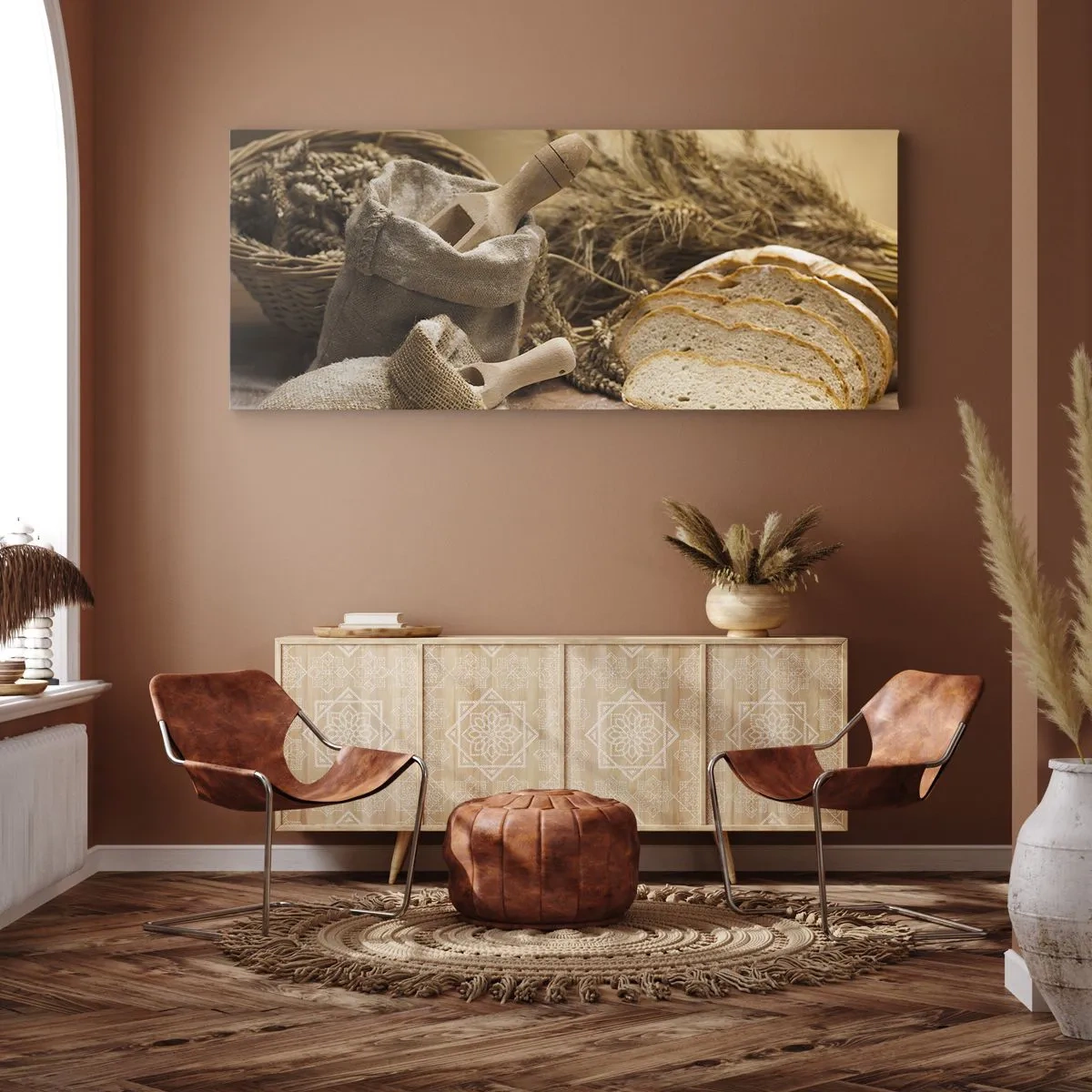 Tablou pe pânză - Oprire violentă - 140x50 cm