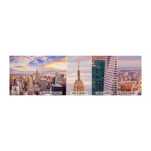 Mostră tapet autocolant Deluxe Sticker - Ajungeți la nori înșiși - Oraș, New York, Arhitectură - 100x30 cm