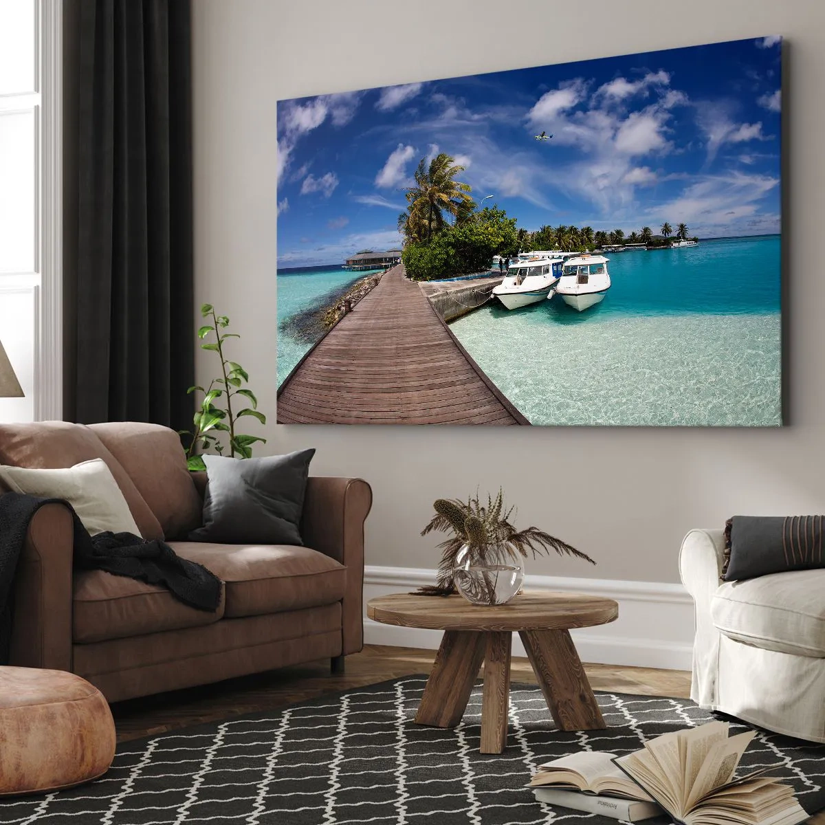 Tablou pe pânză - Și totuși paradisul există - 120x80 cm