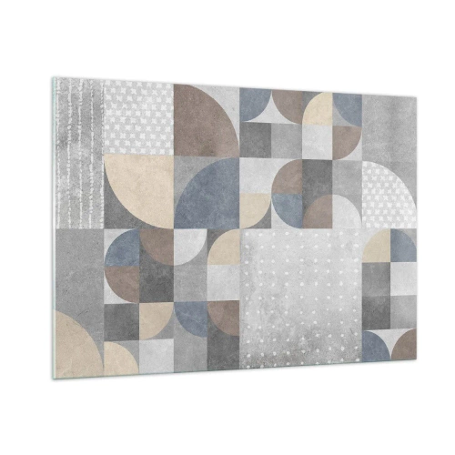 Tablou pe sticlă - Fantezie ceramică - 100x70 cm