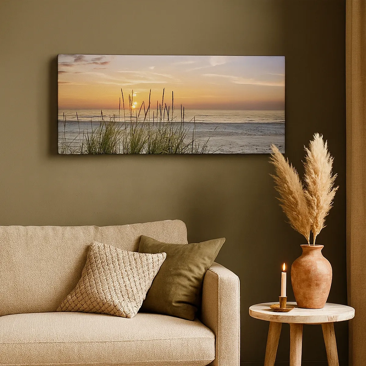 Tablou pe pânză - Privește, gândește, simte - 30x30 cm